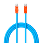 Newell USB-C - USB-C 100 W Kabel, 2 m, Silikon, blau-orange