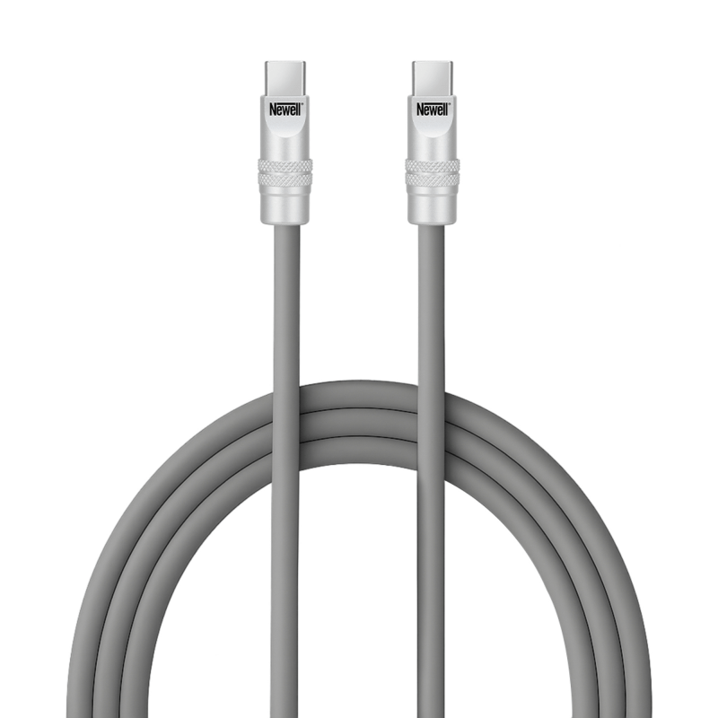 Newell USB-C - USB-C 100 W Kabel, 2 m, Silikon, Grau