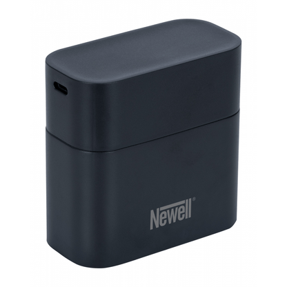 Newell Vier-Kanal-Ladegerät und 4 wiederaufladbare Li-Ionen-AA-Batterien - 2200 mAh