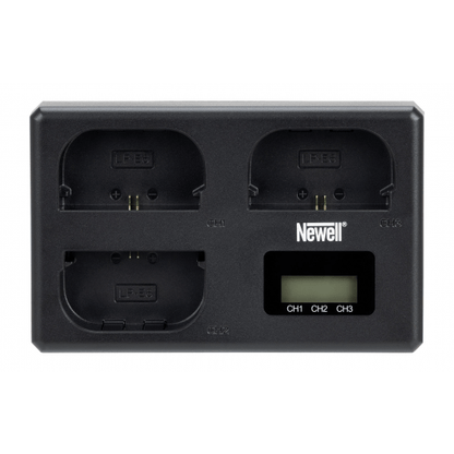 Newell TT-USB-C Dreifach-Ladegerät für LP-E6 for Canon