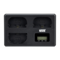 Newell TT-USB-C Dreifach-Ladegerät für LP-E6 for Canon