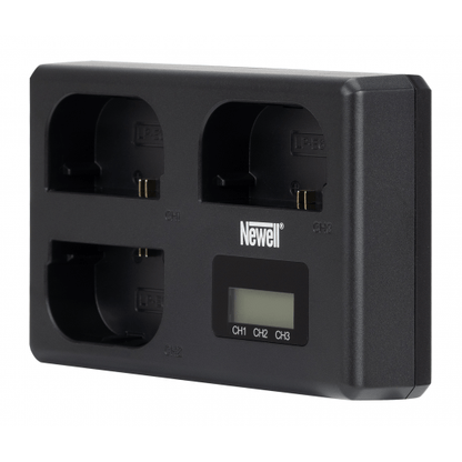 Newell TT-USB-C Dreifach-Ladegerät für LP-E6 for Canon
