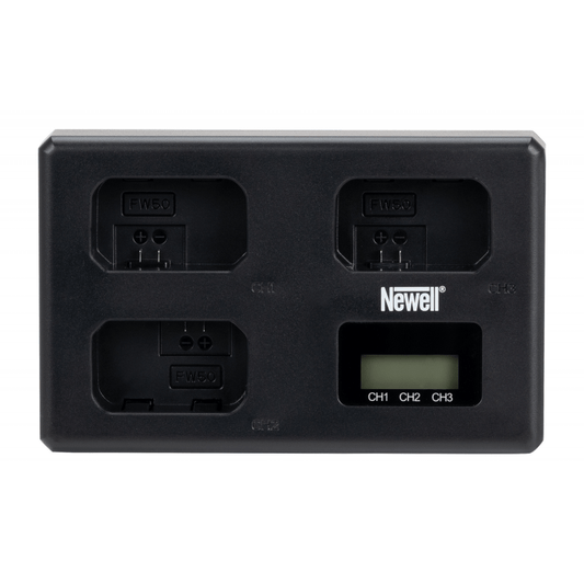 Newell TT-USB-C Dreifach-Ladegerät für NP-FW50 for Sony