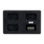 Newell TT-USB-C Dreifach-Ladegerät für NP-FW50 for Sony