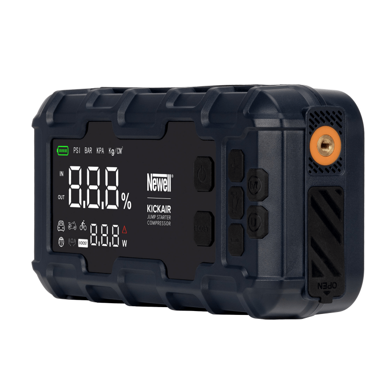 Newell KickAir Jump Starter mit Kompressor und Powerbankfunktion